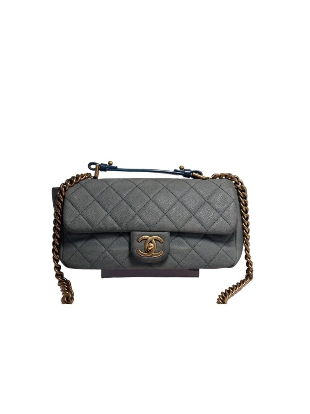 Chanel Quilted Caviar Leather Chain Shoulder